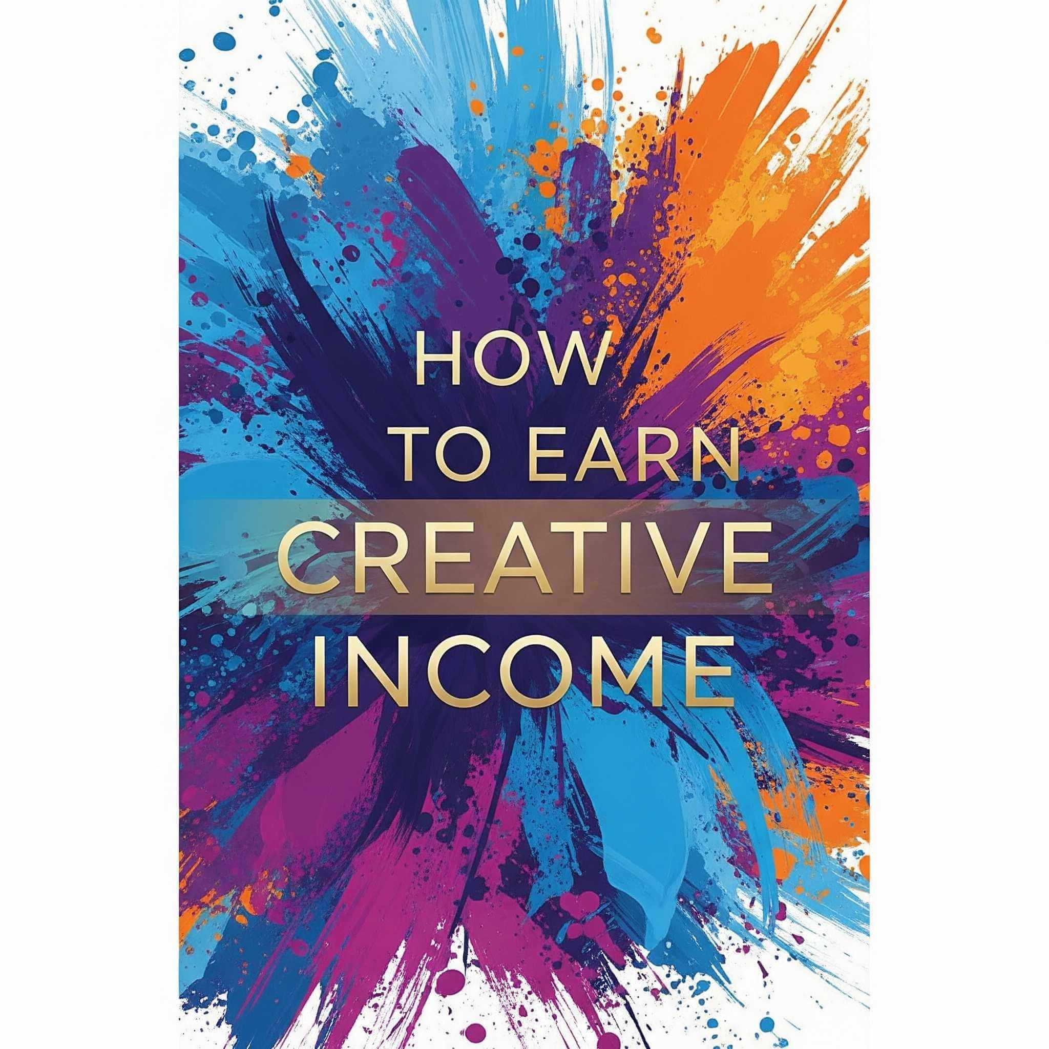 Colorful cover titled How to Earn Creative Income